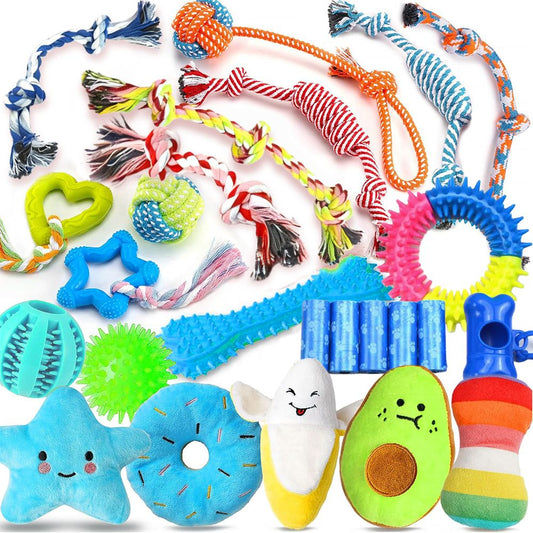25 Pack Luxury Dog Toys