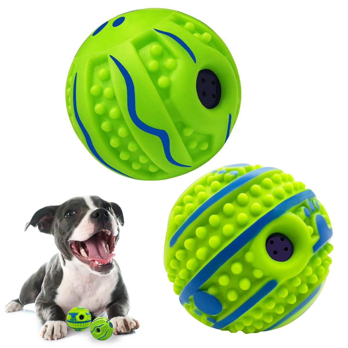 Durable & Teeth Cleaning Doggies Giggle Ball