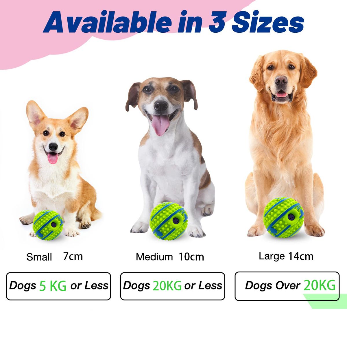 Durable & Teeth Cleaning Doggies Giggle Ball