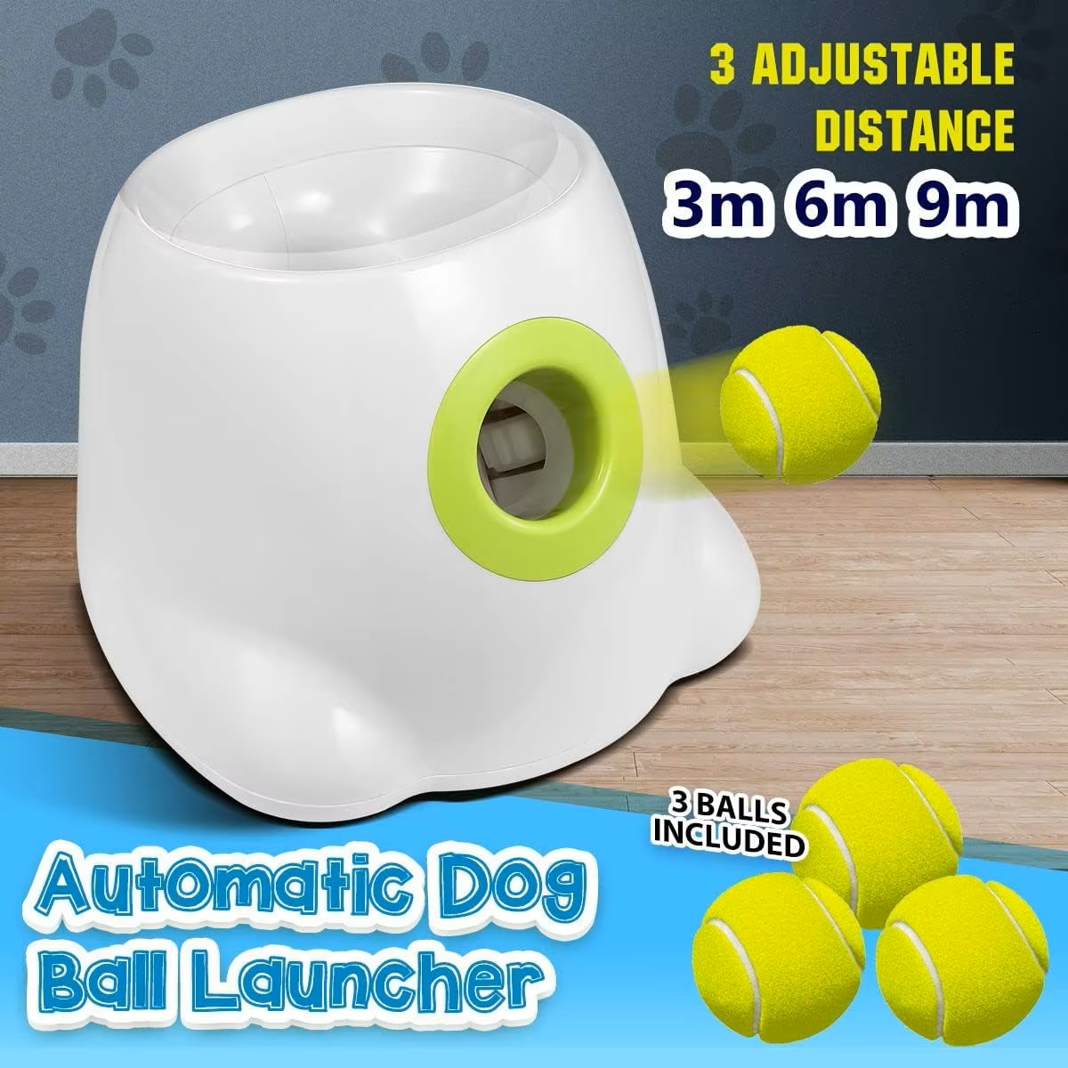 Dogg Ball Launcher Toy - Interactive Pet Ball Thrower